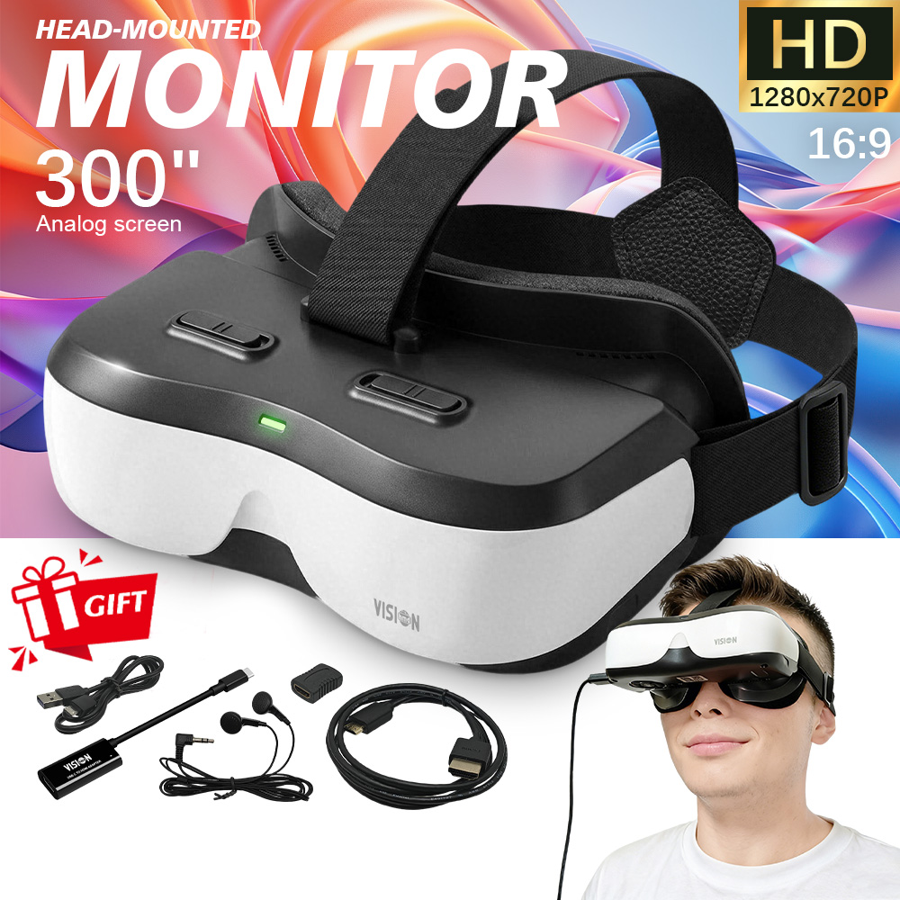 Pc Gaming Simulator - Portable Head Mounted Display HDMI Type-C,