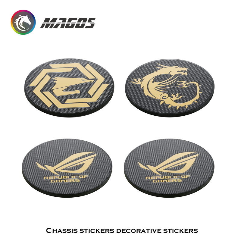 Pc Gaming Simulator - Computer Case Fan Metal Sticker ROG