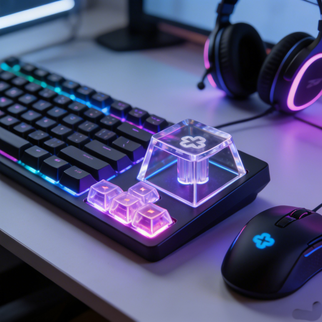 Anti-Ghosting Keyboard - R4 Transparent ABS Keycaps for Mechanical
