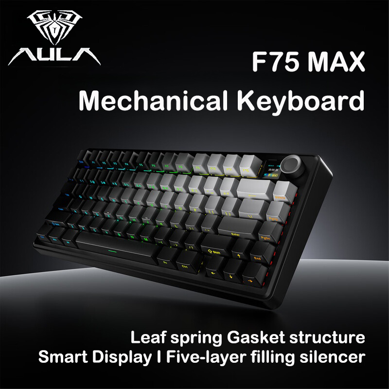 Pc Gaming Uk - AULA F75 MAX 75% Tri-Mode Mechanical