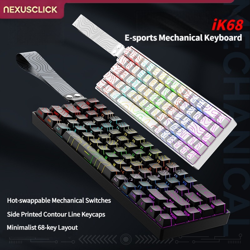 NexusClick iK68 Mini Mechanica - Anti-Ghosting Keyboard recension och pris
