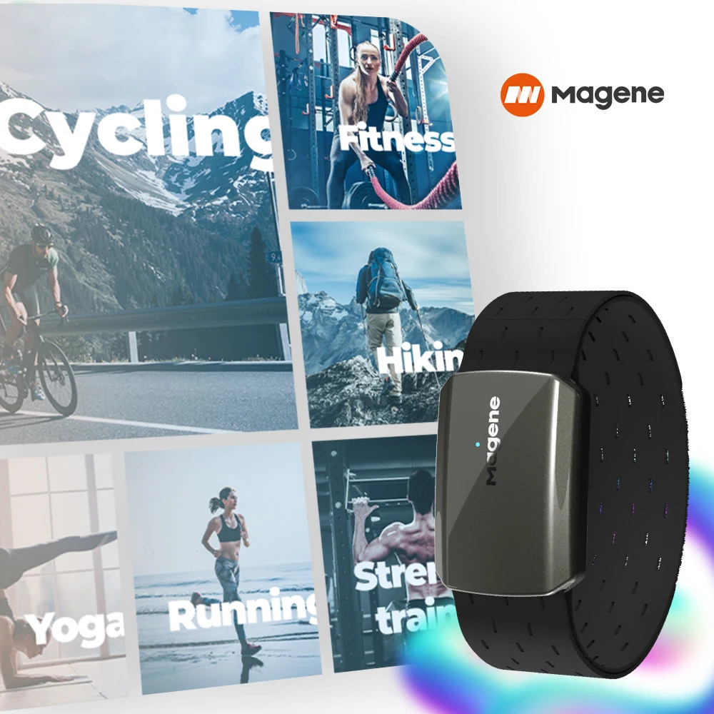 Magene H803 Heart Rate Armband - Dual Monitor Arm recension och pris