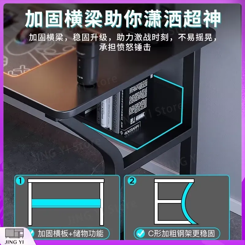 Black Gaming Desk for Esports  - Pc Gaming Cafe recension och pris