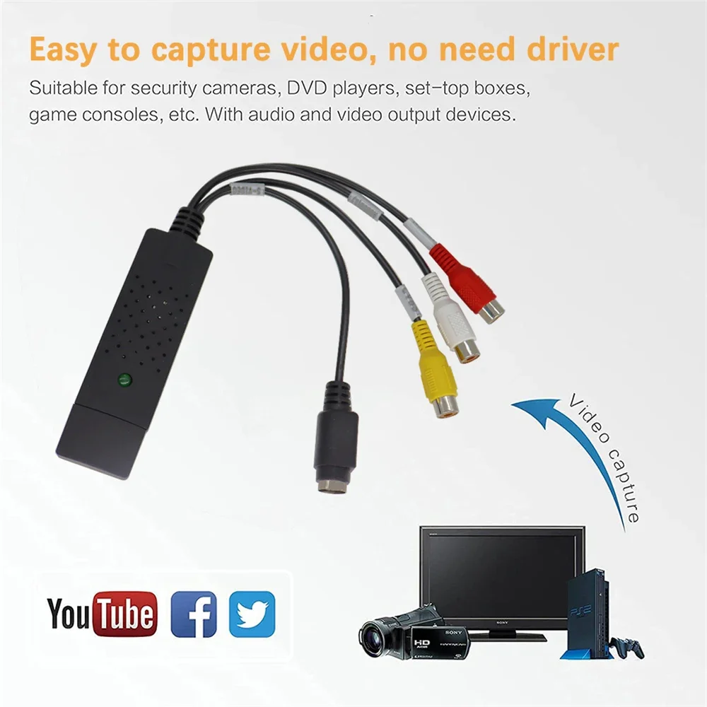 USB2.0 Audio Video Capture Car - Sound Card Usb recension och pris