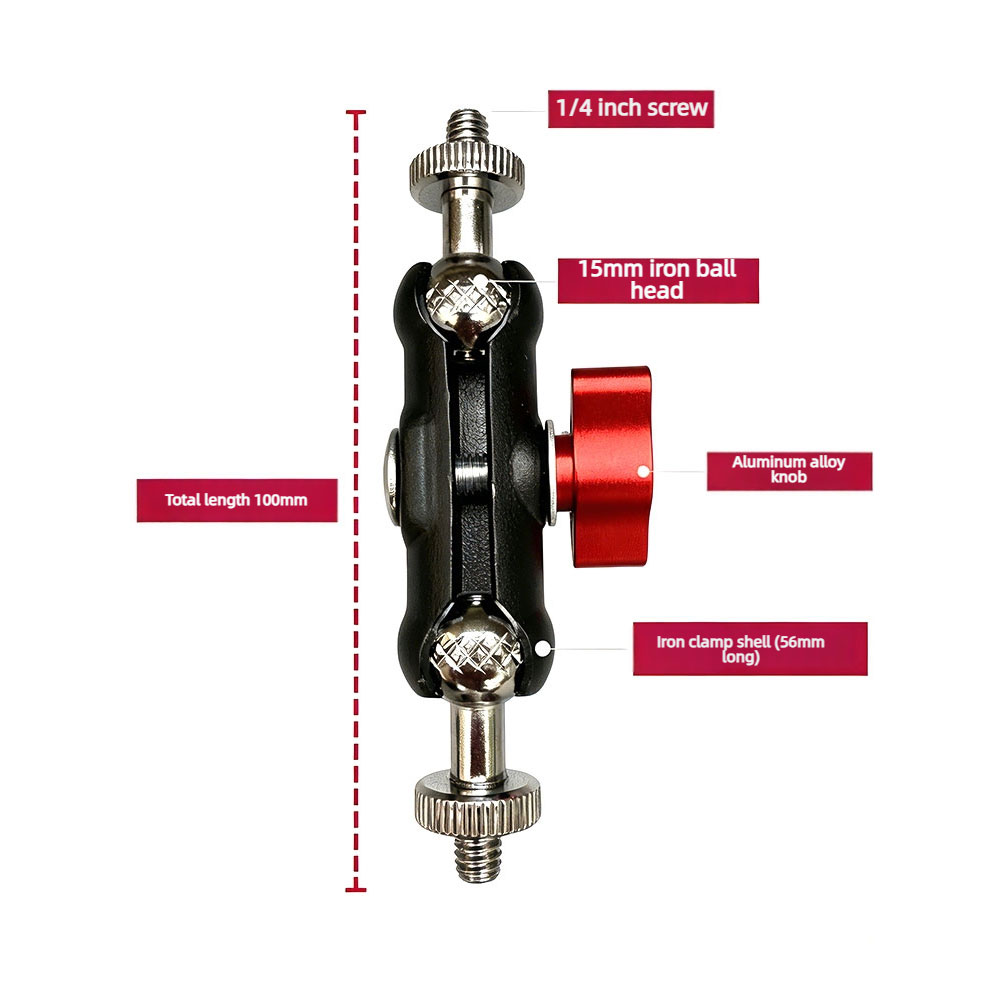 Double Ball Head Articulating  - Dual Monitor Arm recension och pris