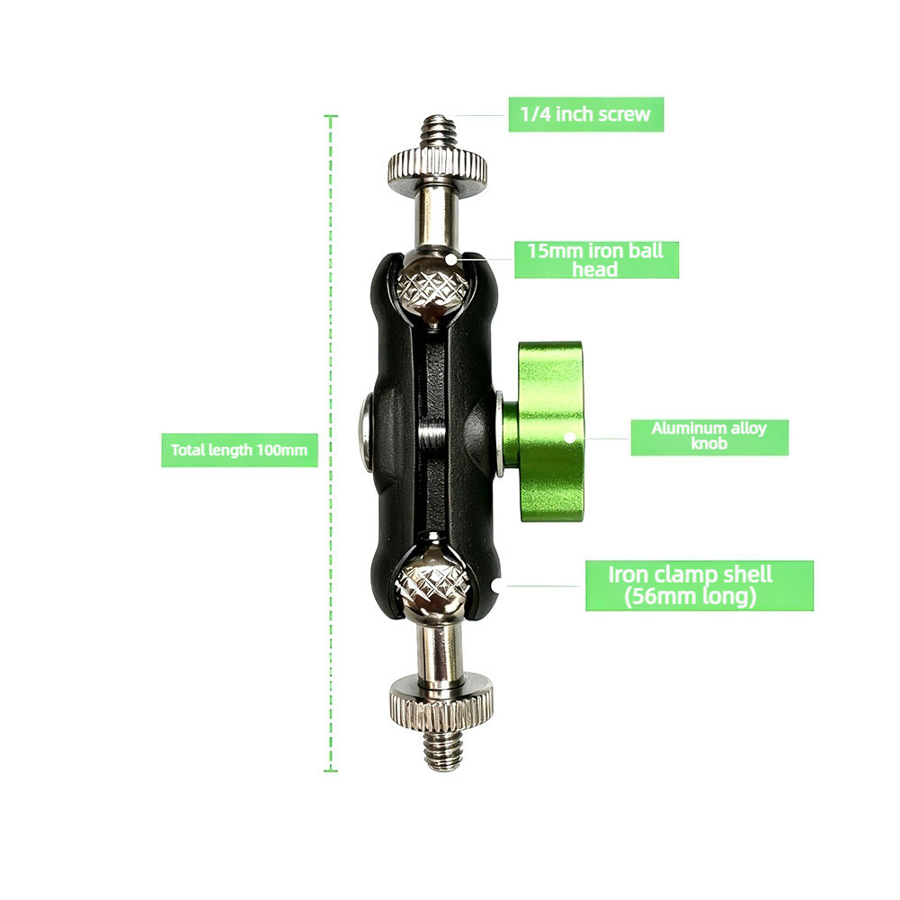 Double Ball Head Articulating  - Dual Monitor Arm recension och pris