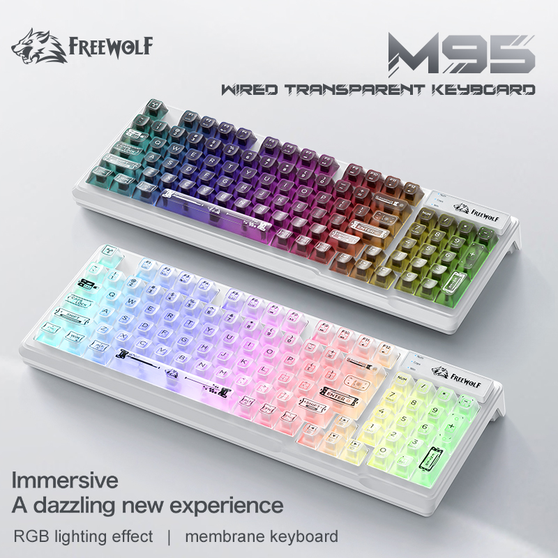 98% Compact Layout Wired RGB S - Anti-Ghosting Keyboard recension och pris