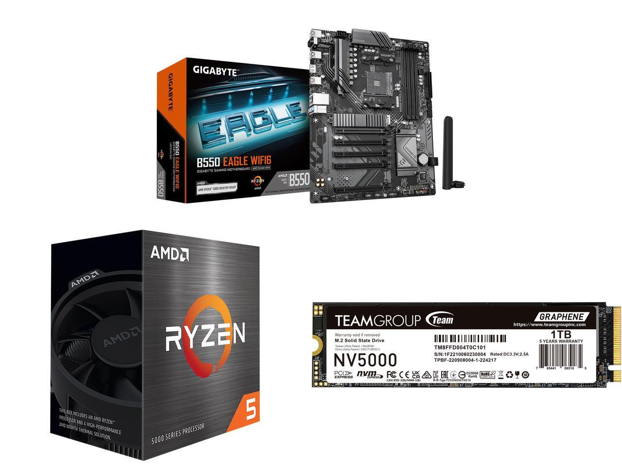 GIGABYTE B550 EAGLE WIFI6 Moth - Pc Gaming Ryzen 5 recension och pris