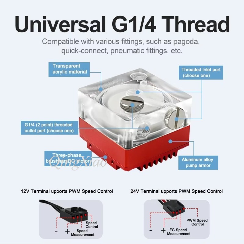 P67B Liquid Cooling Pump With  - Pc Gaming Liquid recension och pris