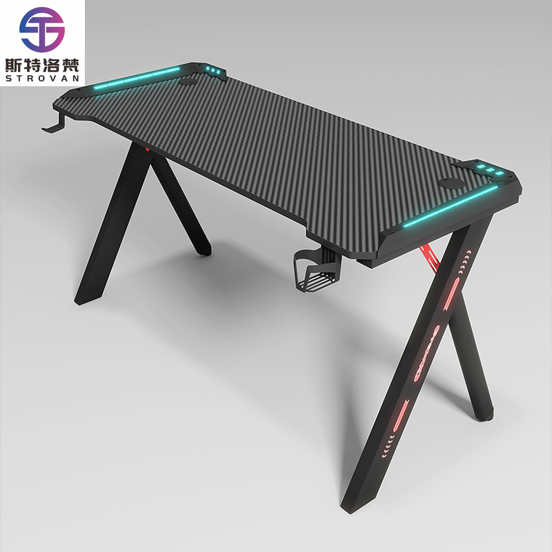 Black Color Modern Gaming Tabl - Pc Gaming Cafe recension och pris