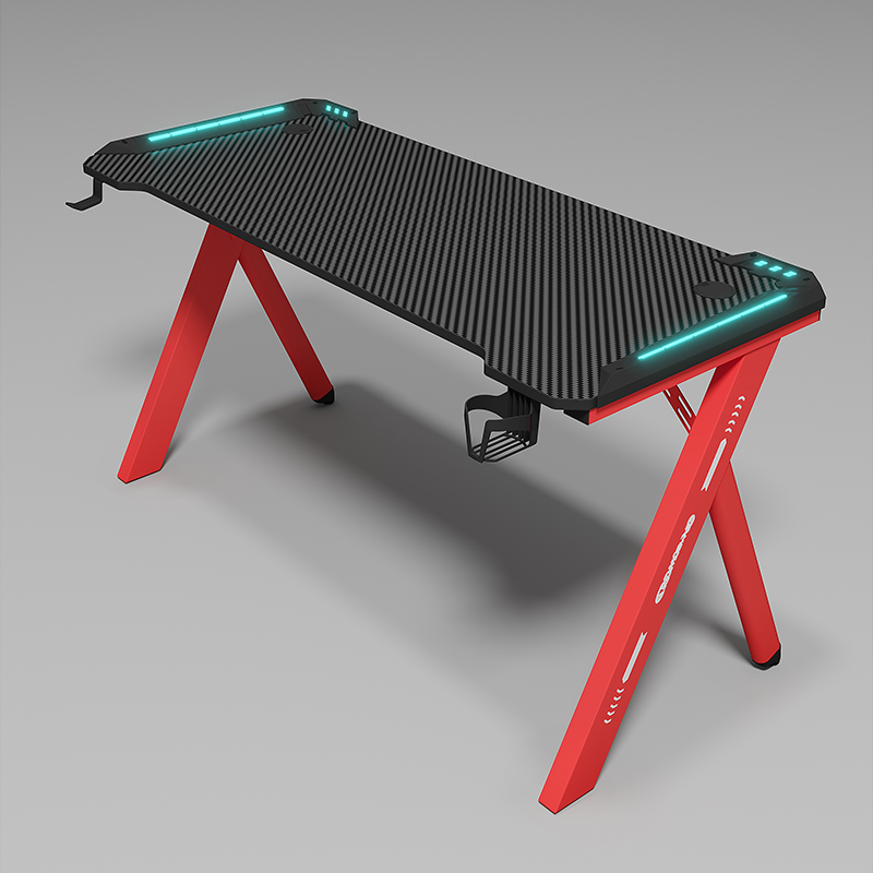 Black Color Modern Gaming Tabl - Pc Gaming Cafe recension och pris
