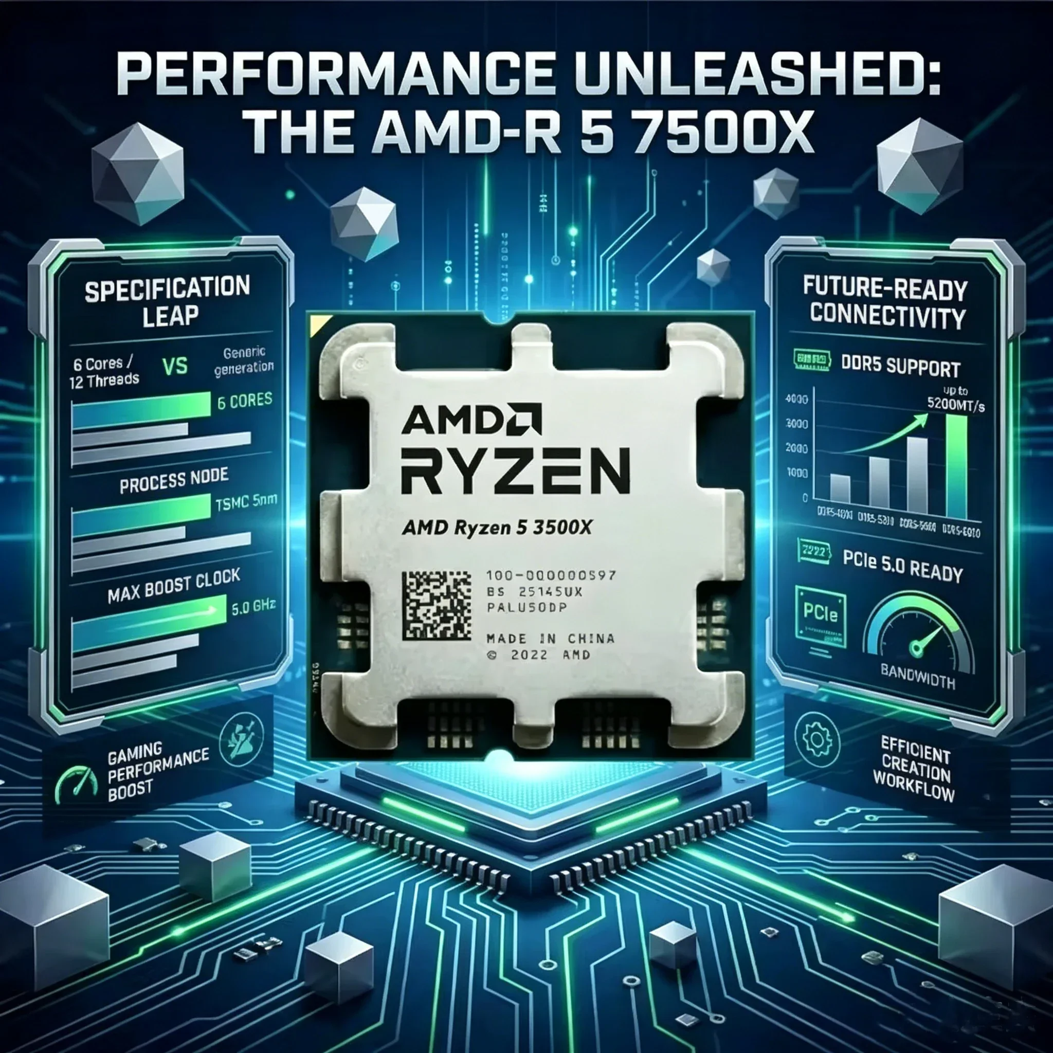 AMD Ryzen 5 3500X R5 3500X CPU - Pc Gaming Ryzen 5 recension och pris
