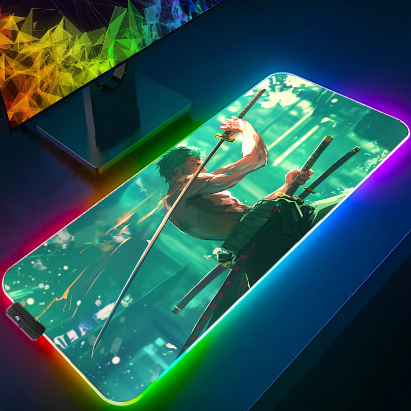 ONE PIECE Zoro Mouse Pad RGB G - Pc Gaming Simulator recension och pris