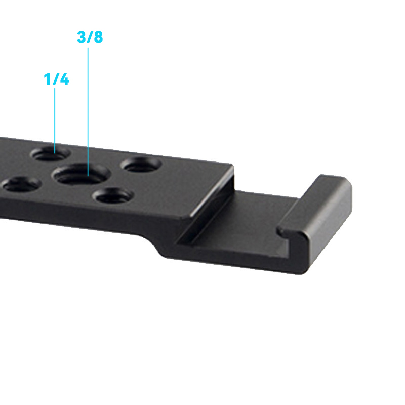 Aluminum Cold Shoe Mount Brack - Dual Monitor Arm recension och pris