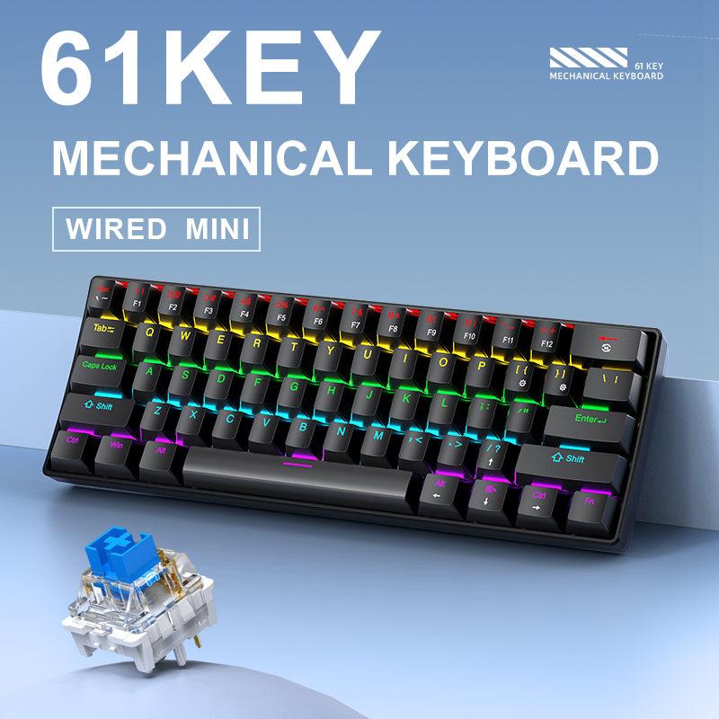 K61 Wired Mechanical Gaming Ke - Pc Gaming Uk recension och pris