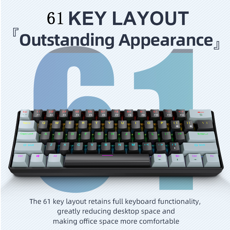 K61 Wired Mechanical Gaming Ke - Pc Gaming Uk recension och pris