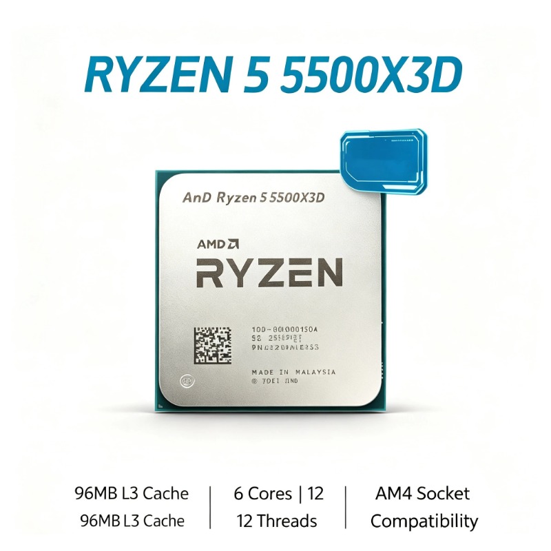 AMD Ryzen 5 5500X3D DIY Gaming - Pc Gaming Ryzen 5 recension och pris