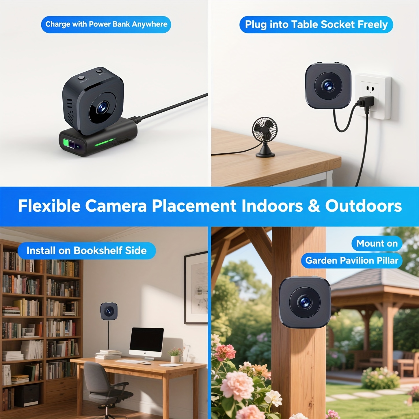 1080P HD Mini WiFi Camera Indo - Sound Card Usb recension och pris