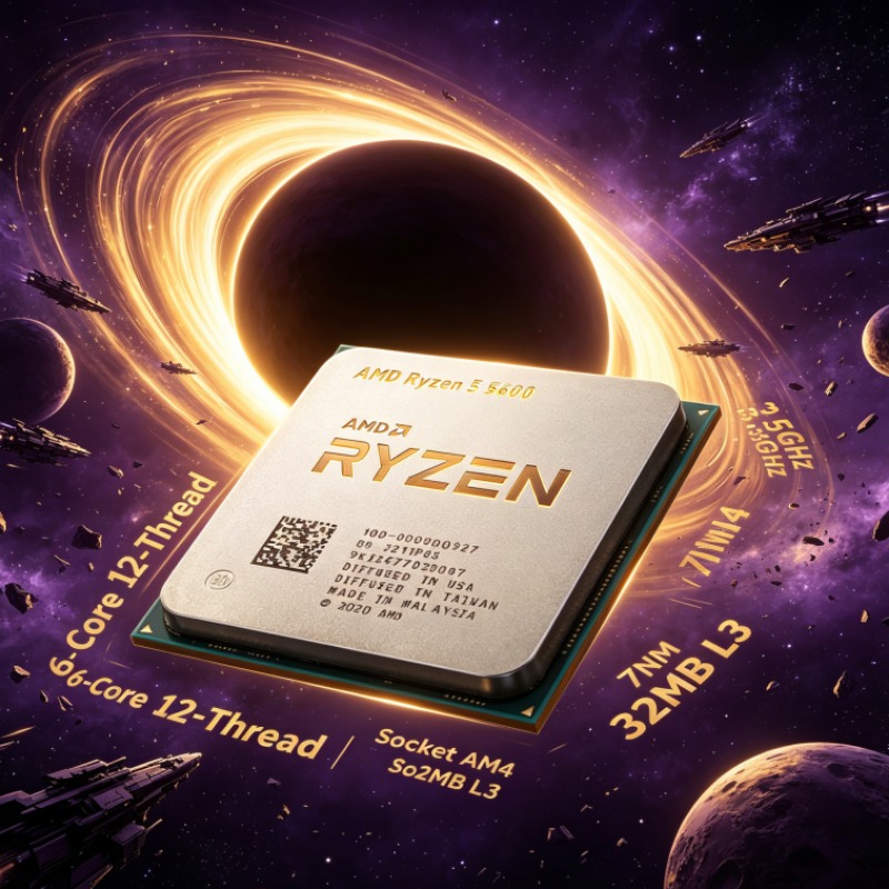 Ryzen 5 5600 6-Core 12-Thread  - Pc Gaming Ryzen 5 recension och pris