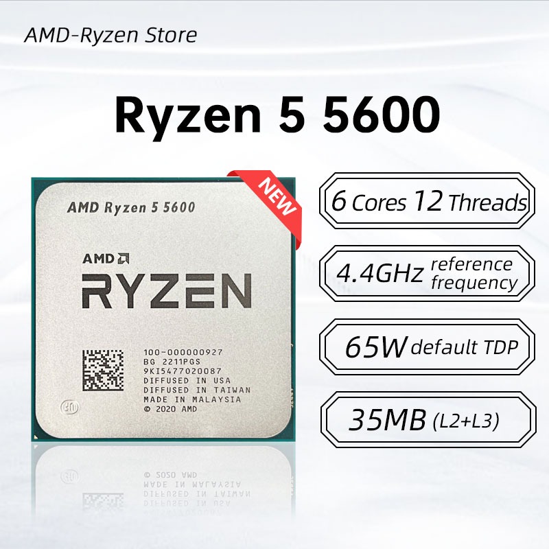 Ryzen 5 5600 6-Core 12-Thread  - Pc Gaming Ryzen 5 recension och pris