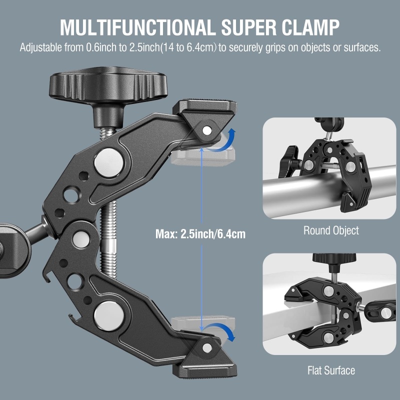 Universal Aluminum Super Clamp - Dual Monitor Arm recension och pris
