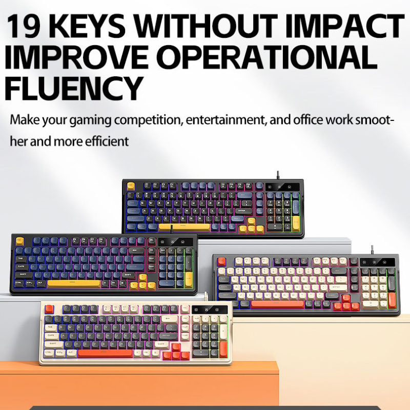 New T13 Wired Gaming Keyboard  - Anti-Ghosting Keyboard recension och pris