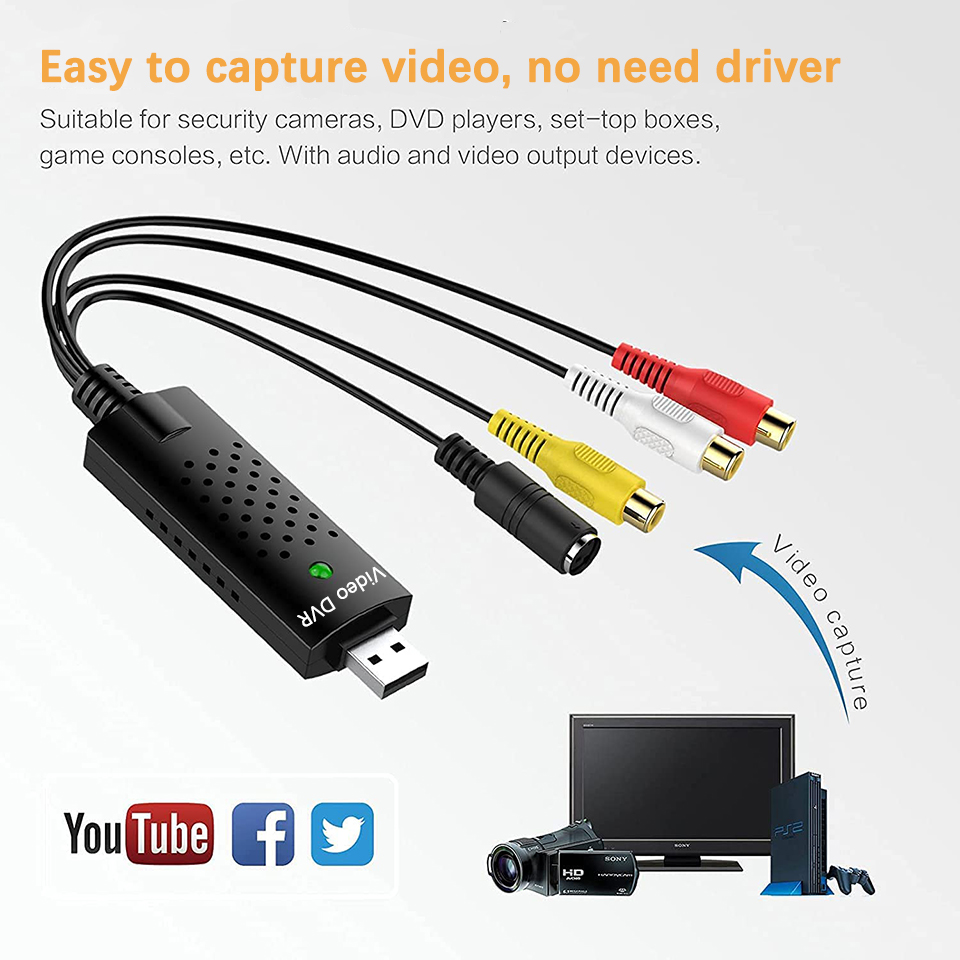 USB Video Capture Card Easy Ca - Sound Card Usb recension och pris