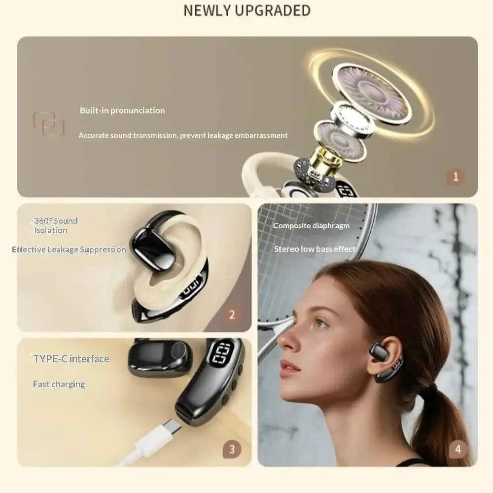 Wireless Bluetooth Headphones  - Headset Stand recension och pris